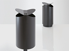 Abfallbehälter Fly und Fly XL aus Stahl von Runge