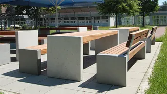Parkbank Omnia in Augsburg