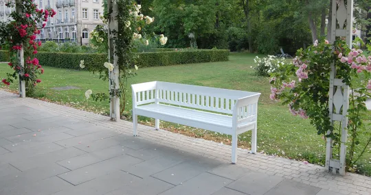 Holzbank 295c Kurpark Bad Brückenau