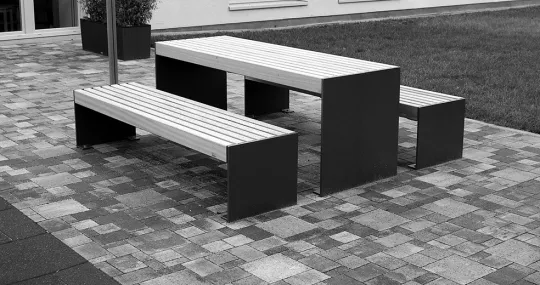 Tisch-Bank Kombination Weila