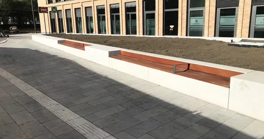 Bankauflage Concreta MesseCity Köln