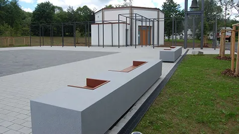 Betonbank Concreta in Wildflecken