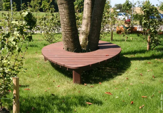 Parkbank, Sitzfläche Board