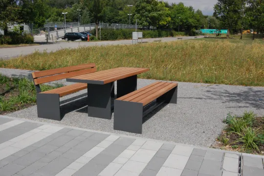 Hockerbank mit Tisch Binga