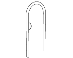 Arc mit Öse zum Fundamentieren
