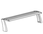 Hockerbank Harmonie von Runge