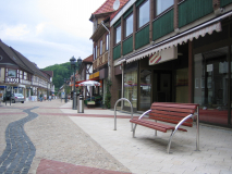 Parkbank Swing mit Fahrradparker Arc
