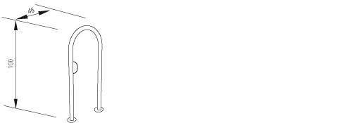 Arc mit Öse zum Aufschrauben