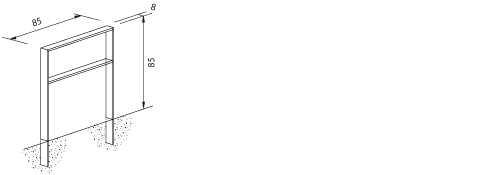 Fahrradständer Ekkiflex mit Knieholm